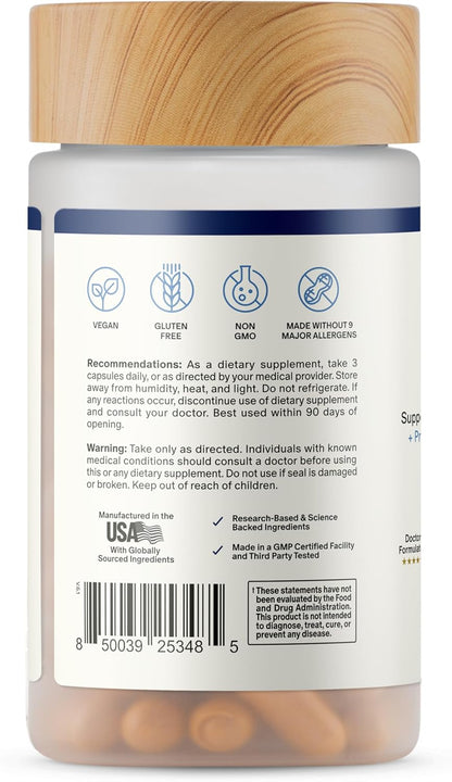 Suplemento para la Salud de la Próstata con Saw Palmetto para Hombres