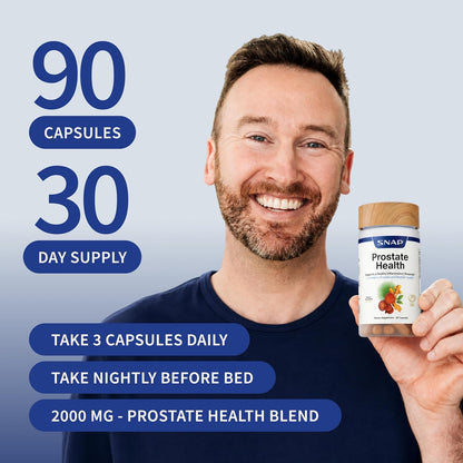 Suplemento para la Salud de la Próstata con Saw Palmetto para Hombres